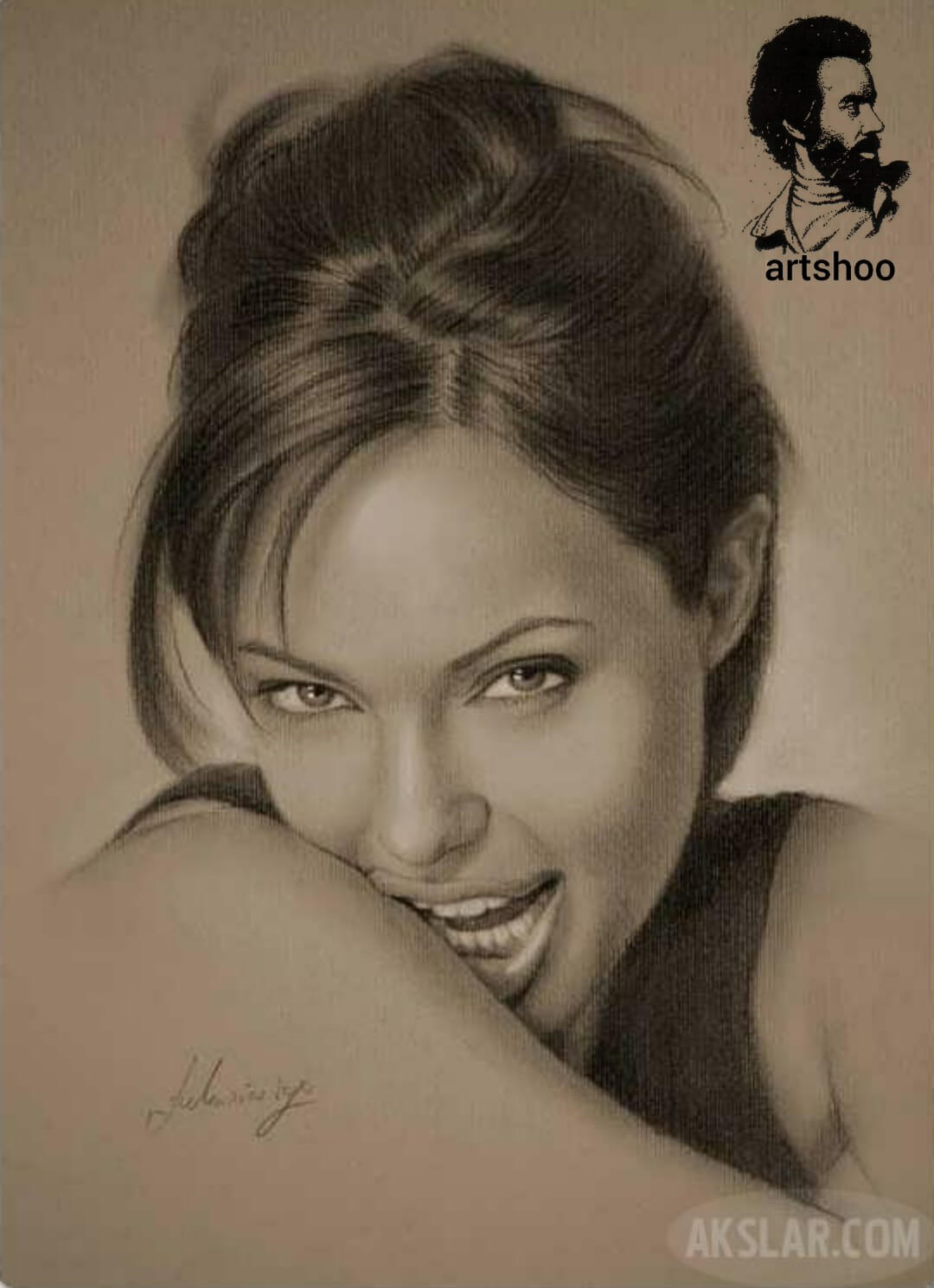 آموزش نقاشی سیاه قلم